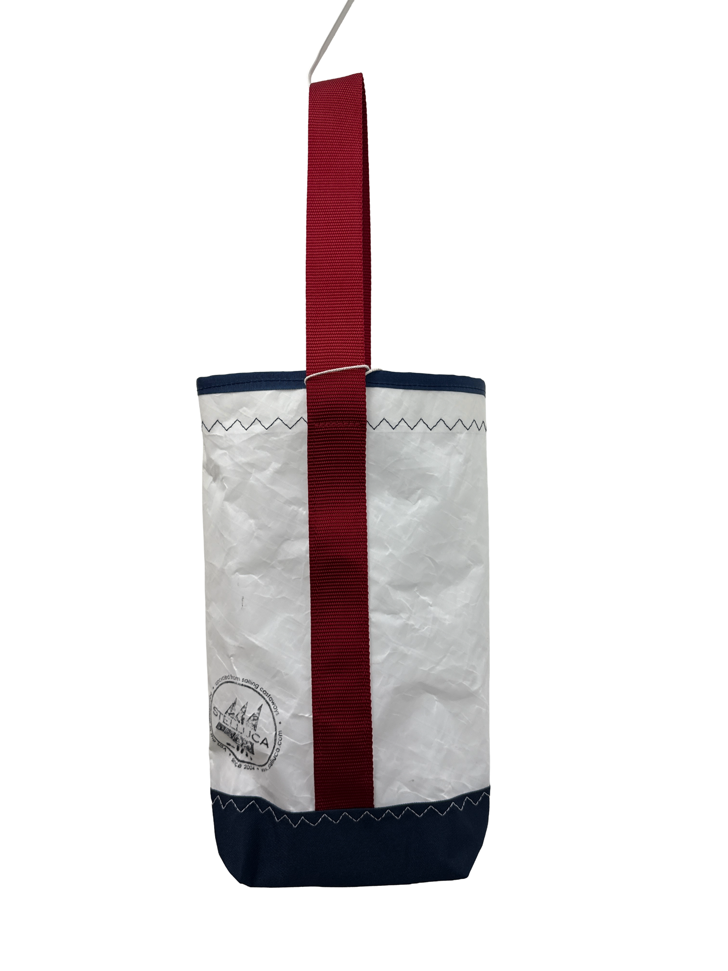 Navy/Red Wine Tote #5