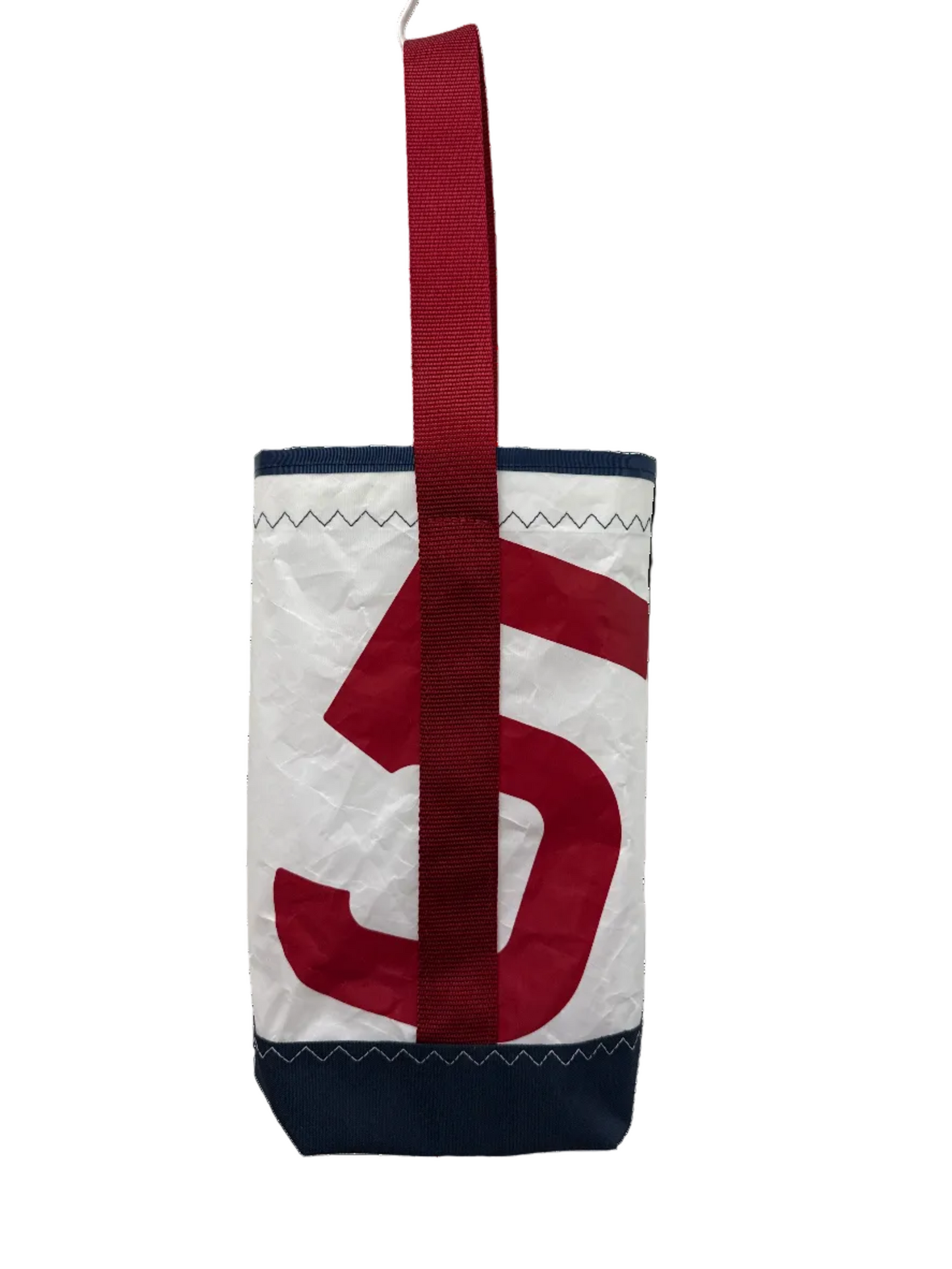 Navy/Red Wine Tote #5