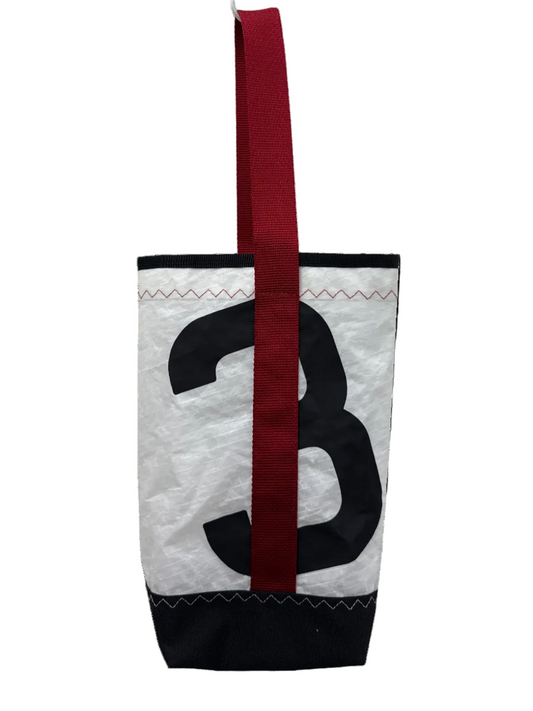 Black/Red Wine Tote #3