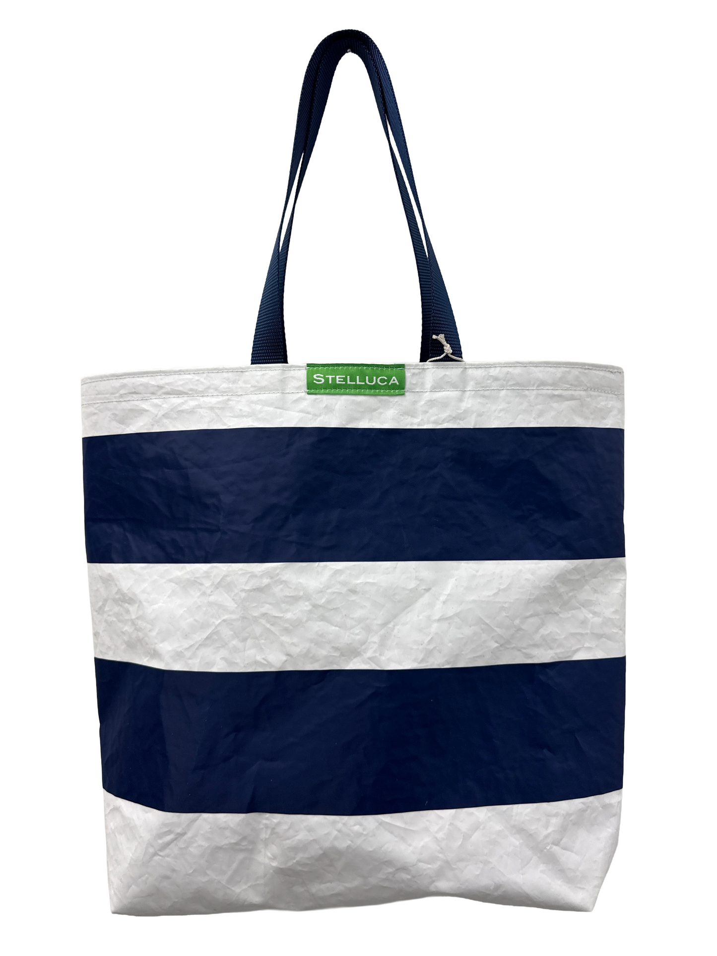 Navy Stripe Grocery Tote