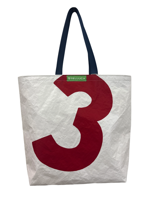 Red Grocery Tote #3