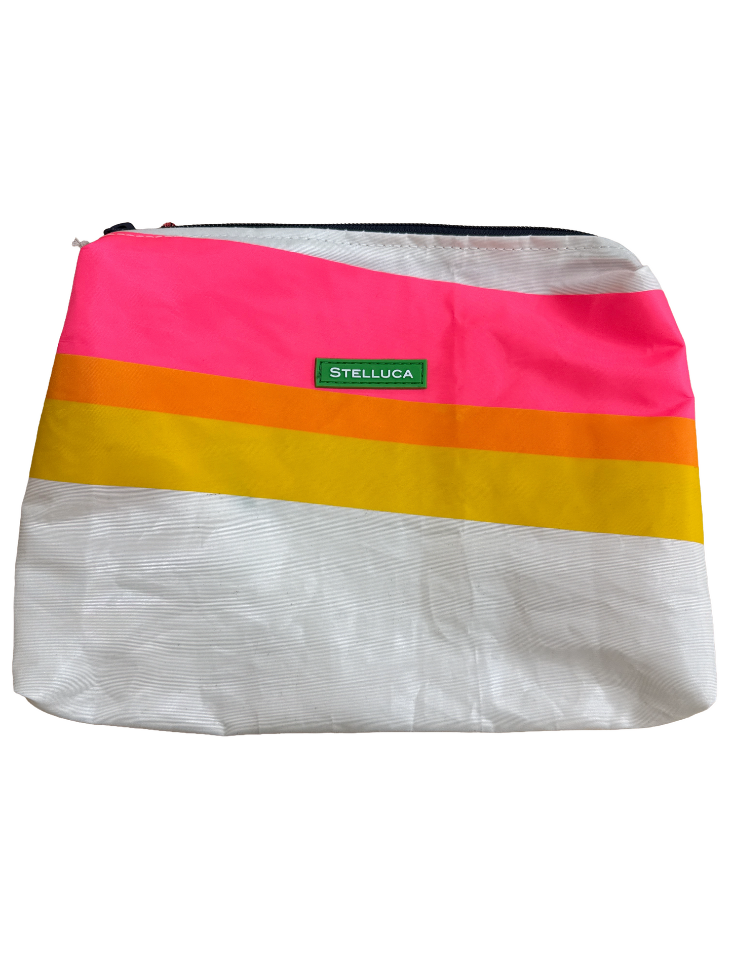Pink & Yellow Striped Travel Organizer