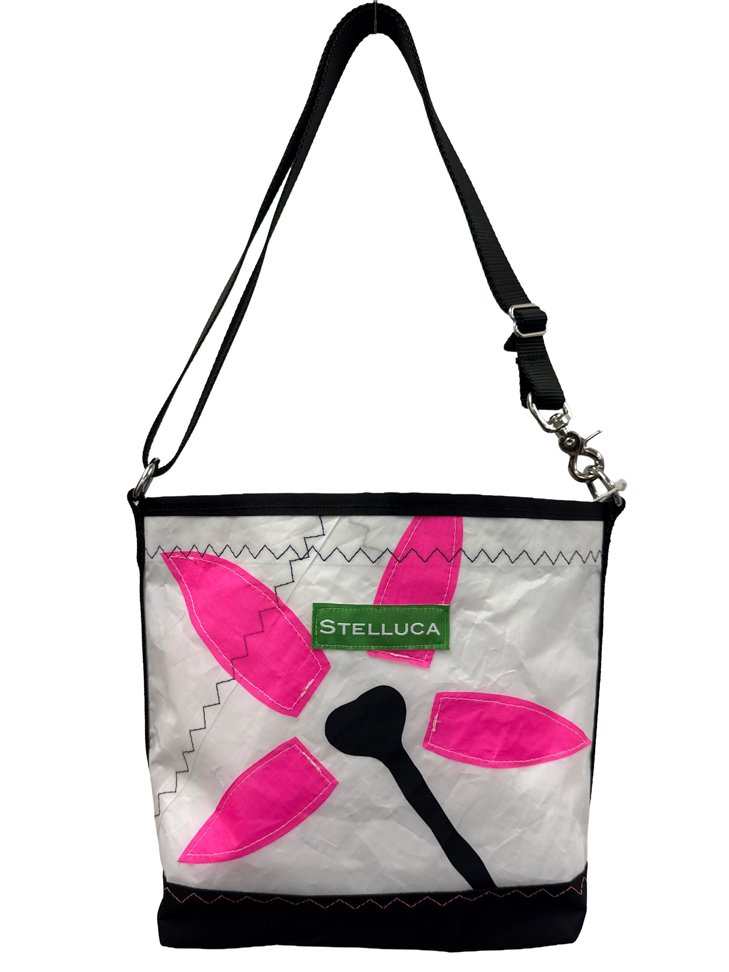 Pink Flower Crossbody Medium
