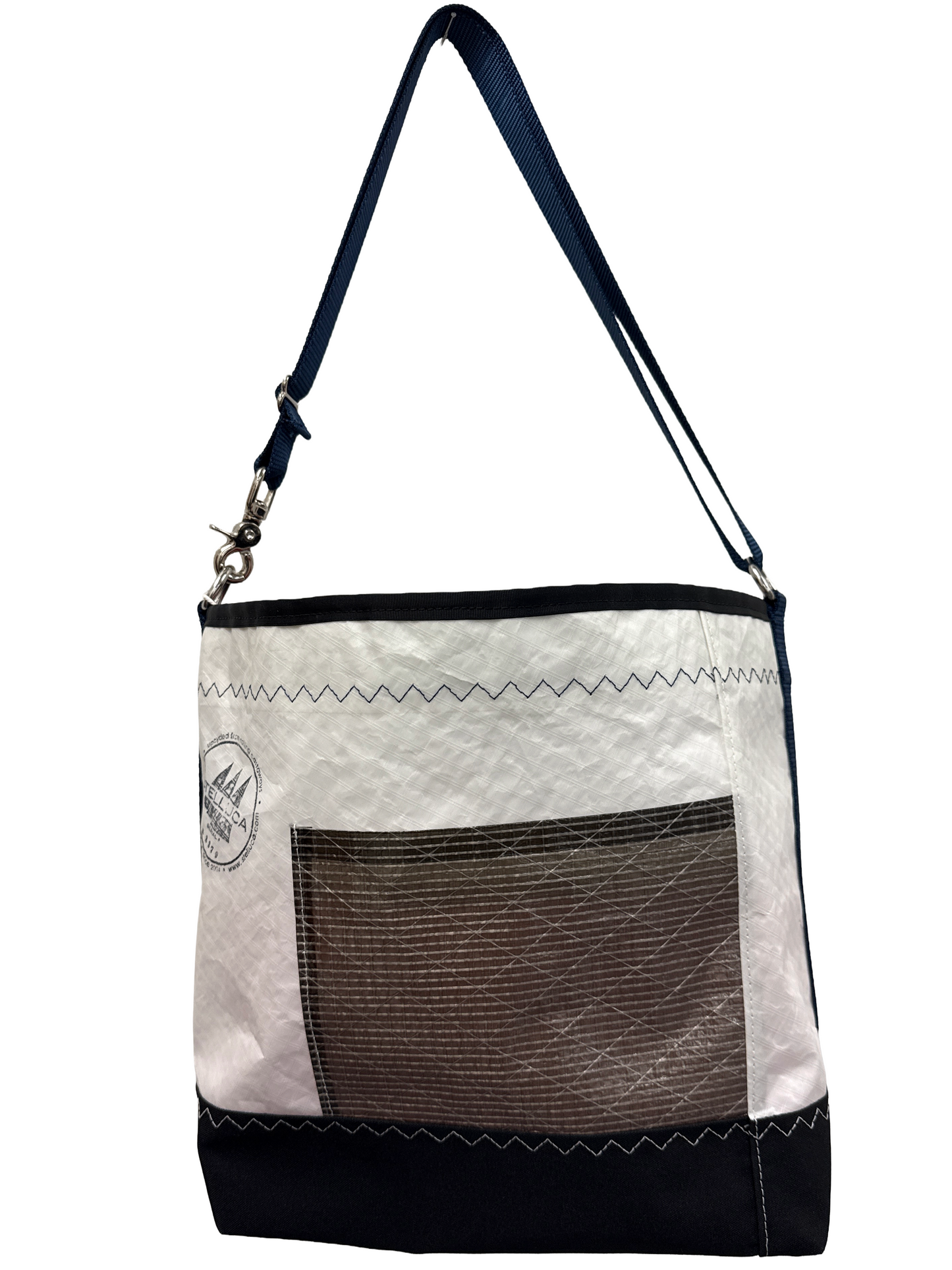 Red Striped Crossbody Large