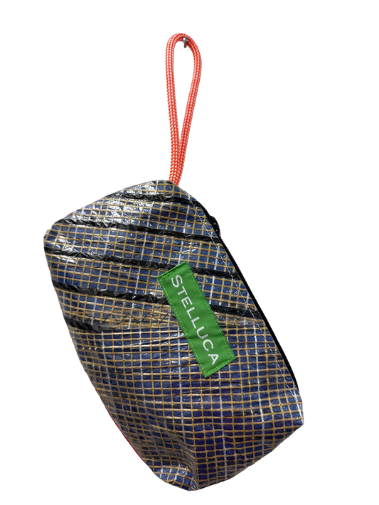 Blue & Dark Pink Clutch