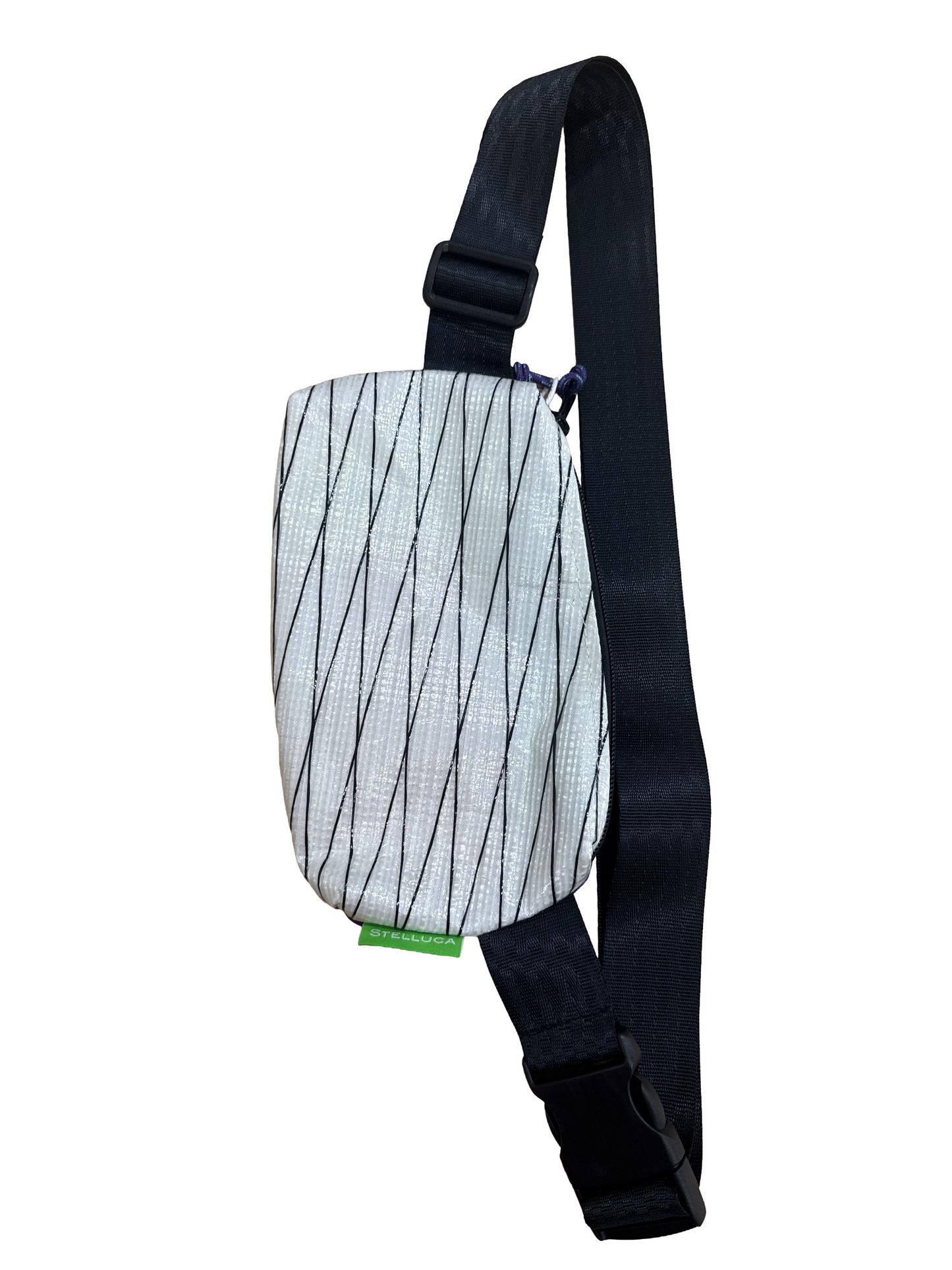 White & Purple Belt Bag