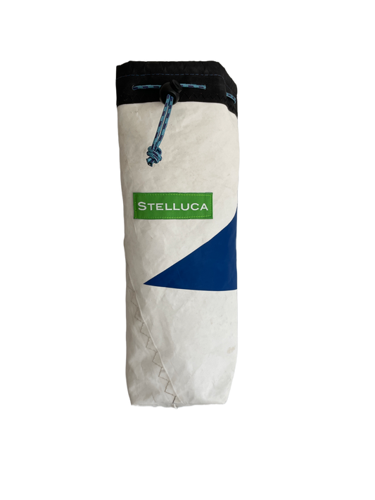 Blue Wine Bag with Black