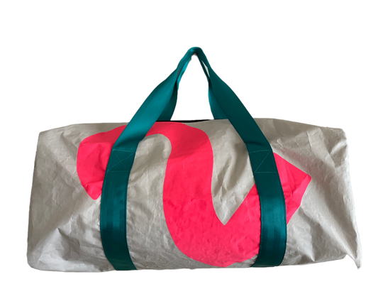 Hot Pink Teal Large Duffle #2