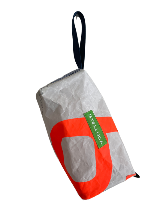Bright Orange and Blue Technical Sail Toiletry Kit